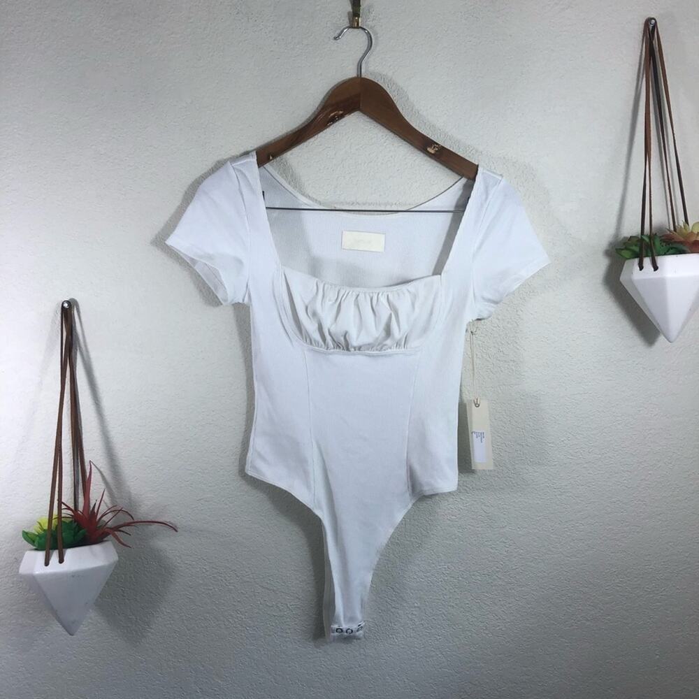 NWT Capulet Roberta white short sleeve bodysuit